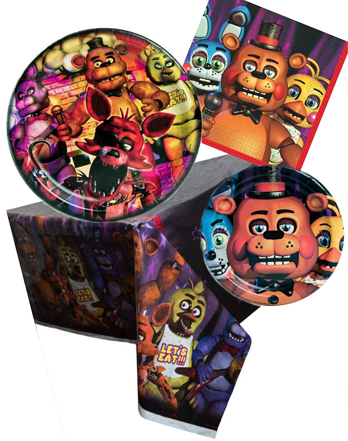 FNAF Five Nights Freddyed Disposable Tableware Set For Kids Birthday Parties  Cup, Plate, Halloween Cloth Napkins, Straw Perfect Baby Shower Supplies And  Event Decorations HKD230825/HKDH2308 From Lulu_iemon_store, $2.48