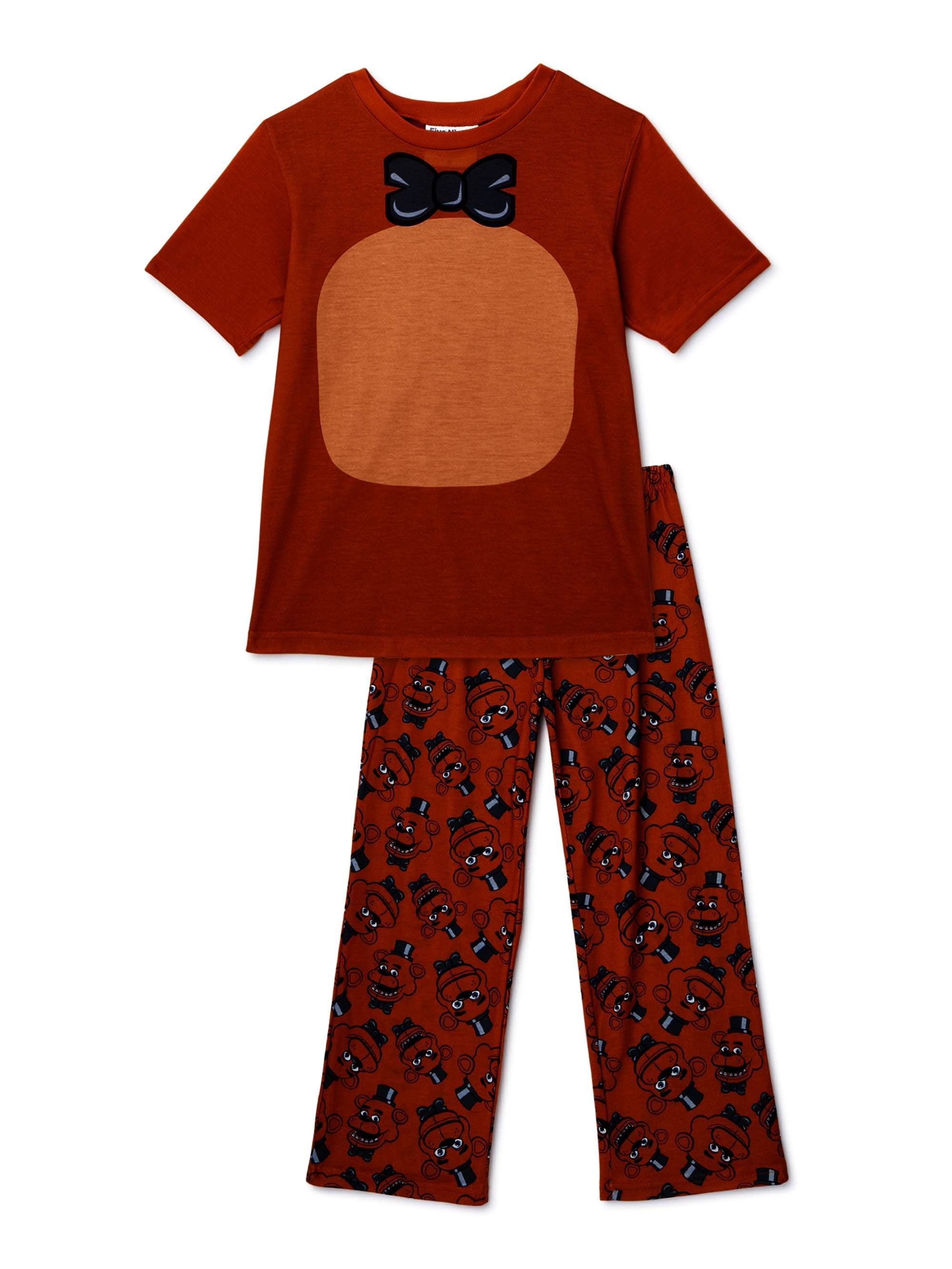 Five-Nights at Freddy's Pajamas Costume Fancy Dress Jumpsuits for Children  Boys' Halloween Party Outfit 3D Style Bodysuit with Separate Headgear Brown  3-4 Years : : Toys & Games