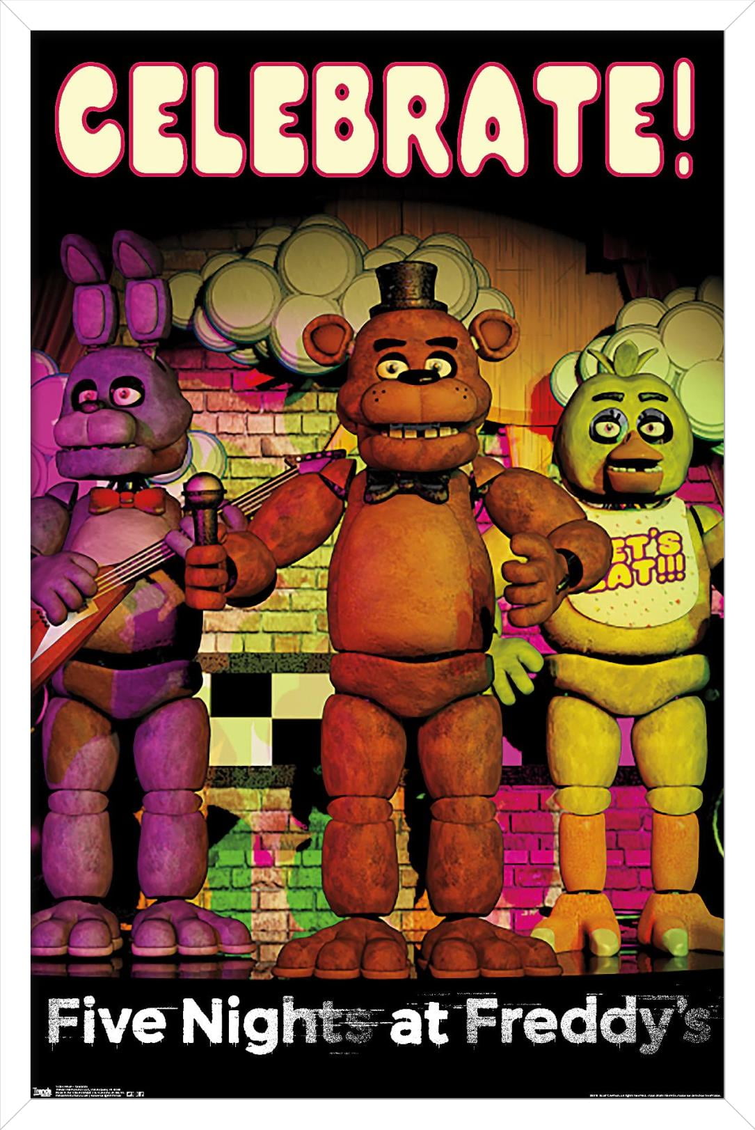 Trends International Five Nights at Freddy's - Ultimate Group Wall Poster,  22.375 x 34, Premium Unframed Version