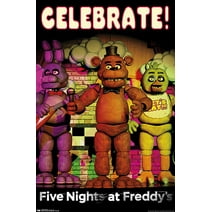 Five Nights at Freddy's - Celebrate Wall Poster, 22.375" x 34"