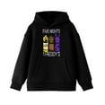 thumbnail image 1 of Five Nights at Freddy's Character Panels Boy's Black Sweatshirt-Medium, 1 of 3