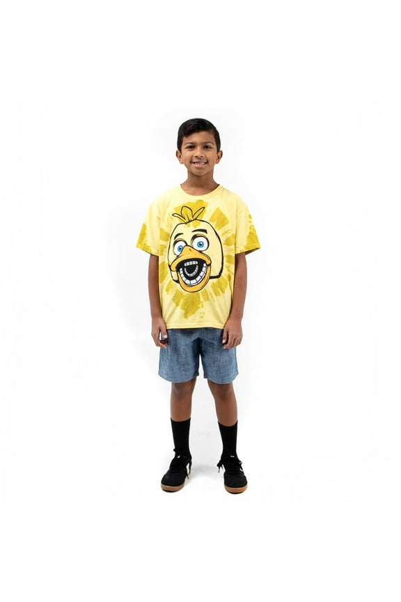 Chicko Character Tie Dye Youth Boy's Short Sleeve Tee Medium