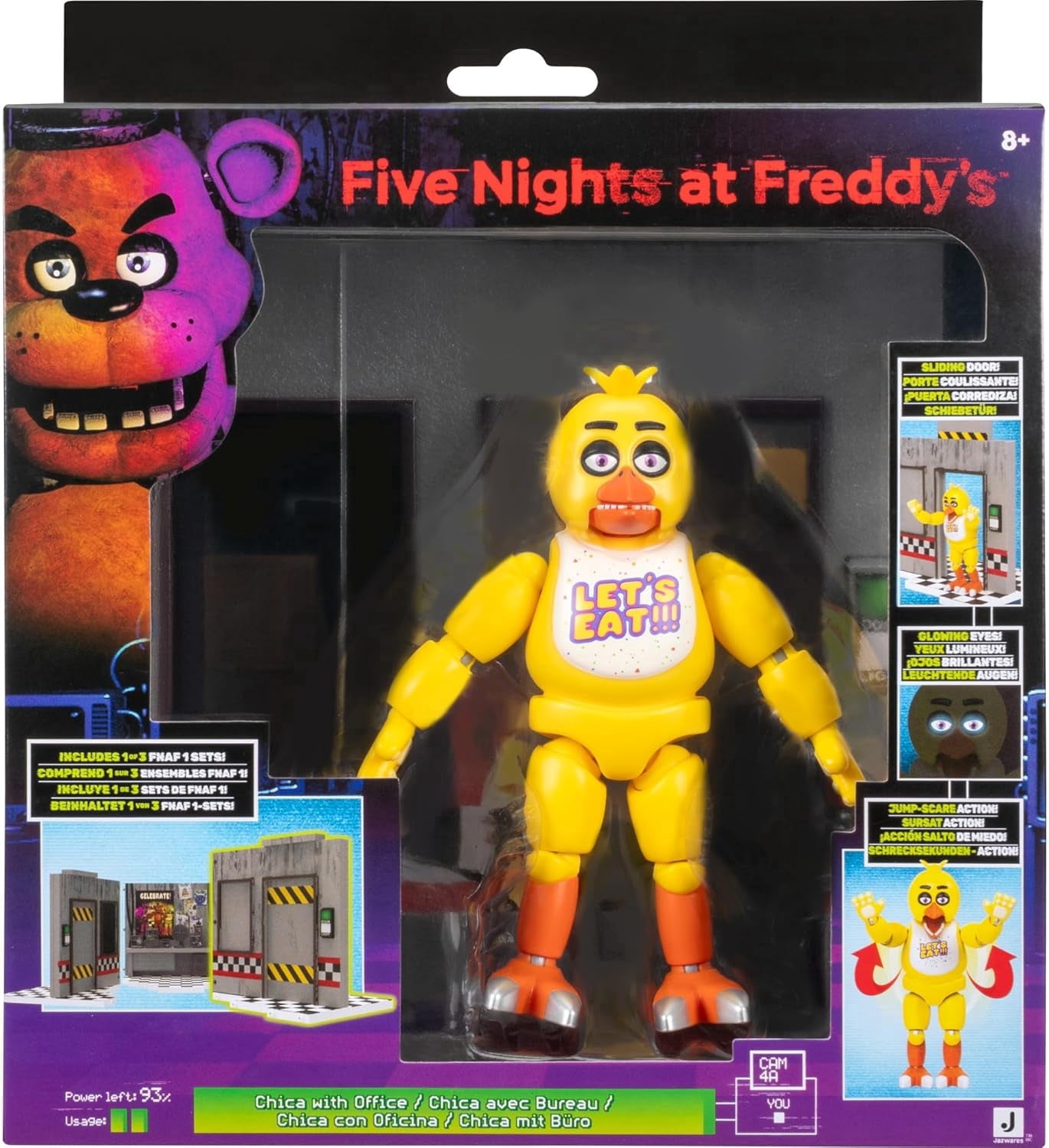 Jazwares Five Nights at Freddy's Classic Chica Office Set - 5-Inch