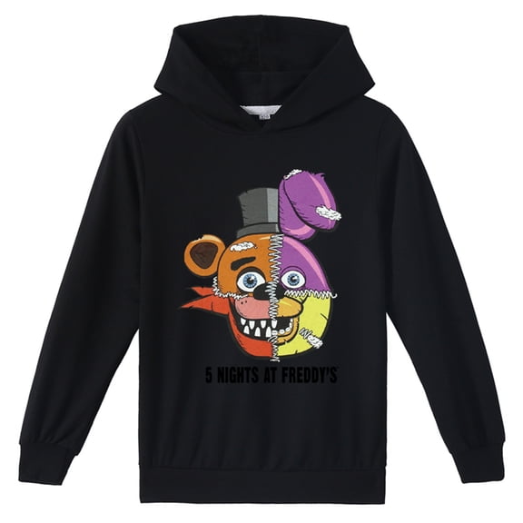 Five Nights at Freddy's Classic Hoodies Pullover Long Sleeve Sweatshirts with Hood for Teen