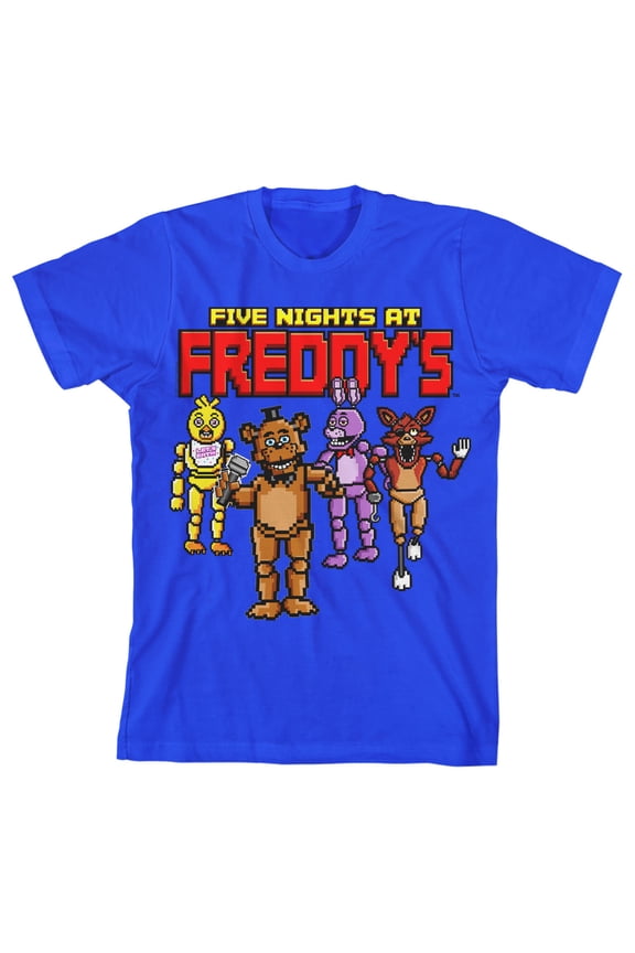 Dancing Animatronics Boy's Royal Blue T-shirt-S