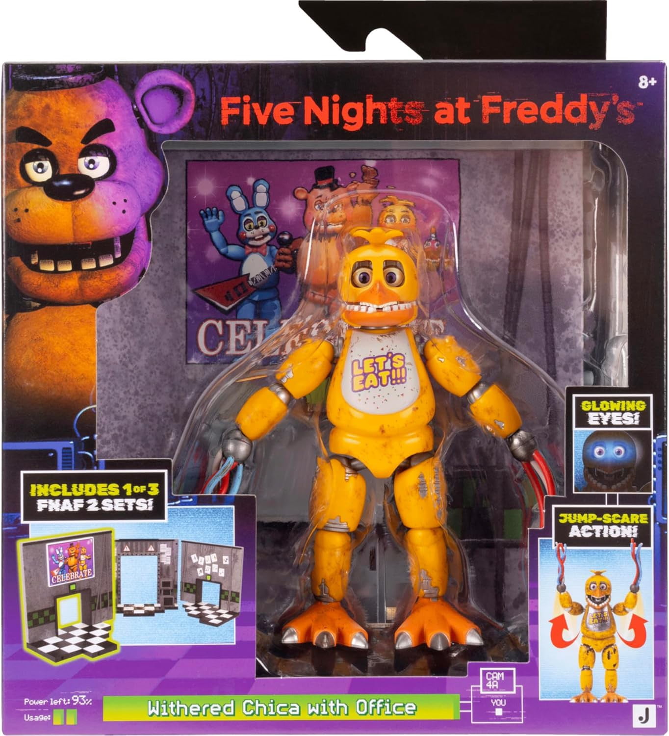 Five Nights at Freddy's Endo Series Withered Chica with Office Action Figure