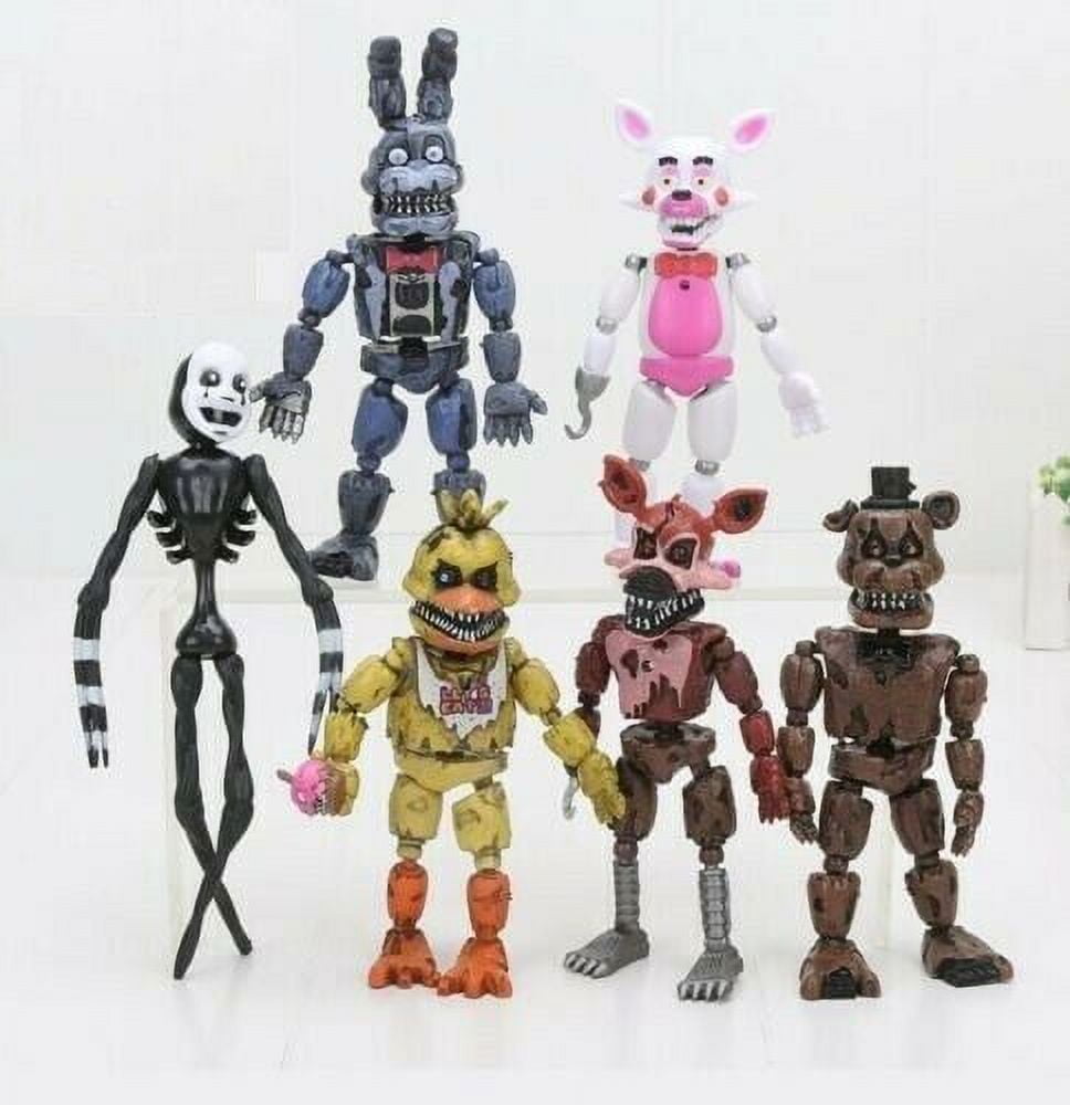 Five Nights at Freddy's FNAF Action Figures Children Toys 6 inch 6pcs