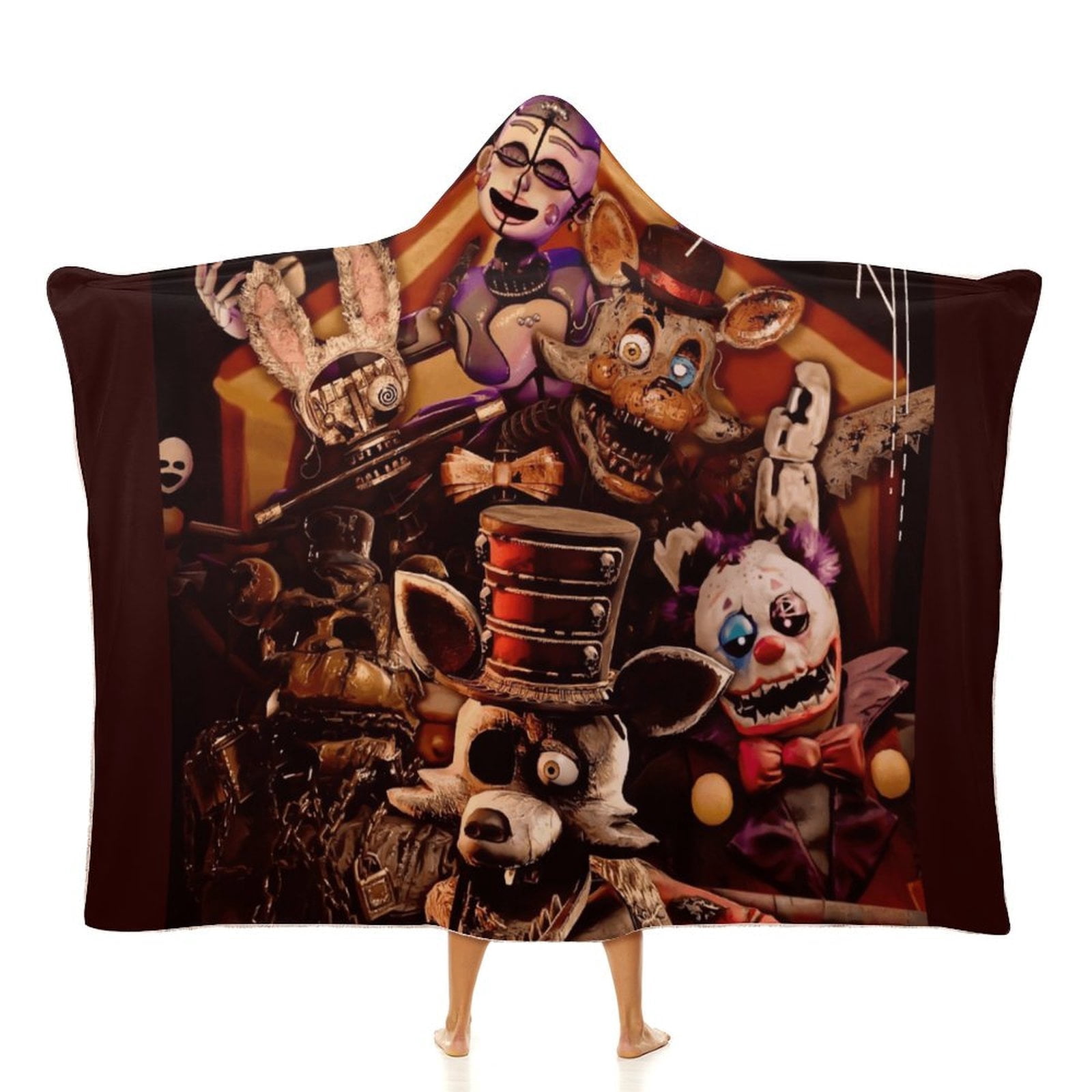 Irisbell Kapuzendecke – Übergroße Fleece-Decke Als Poncho, 203x152 Cm (Erwachsenengröße)