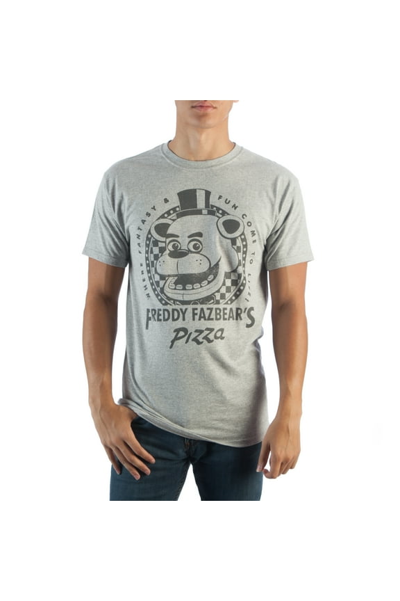 Fazbear Pizza Heather T-Shirt-S