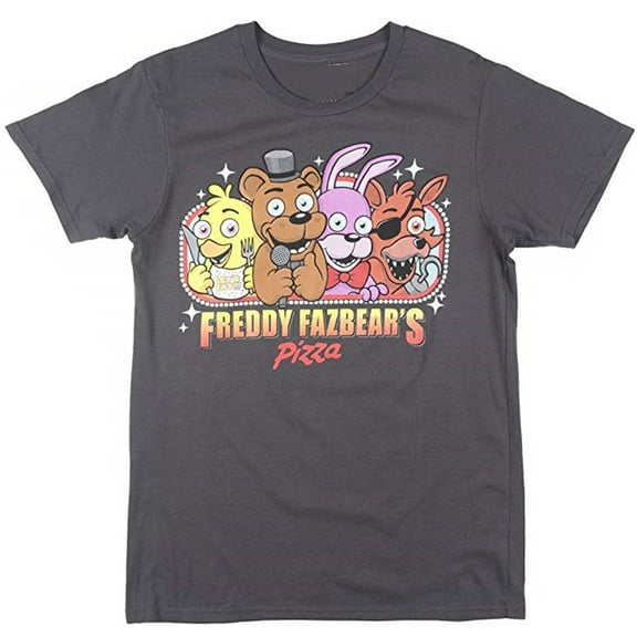 Five Nights at Freddy's Fazbear's Pizza Men's T-Shirt (Medium)