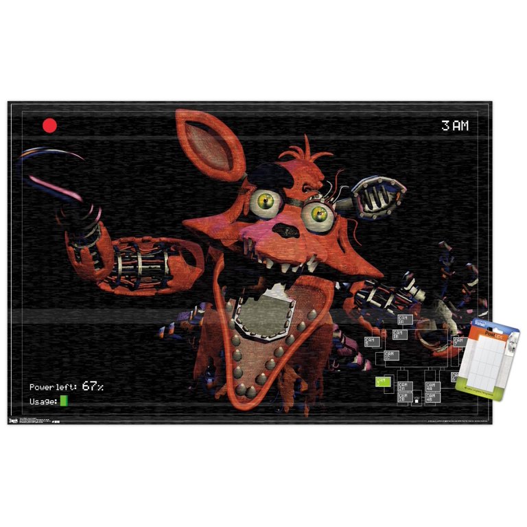 Five Nights at Freddy's - Foxy Camera Wall Poster, 14.725