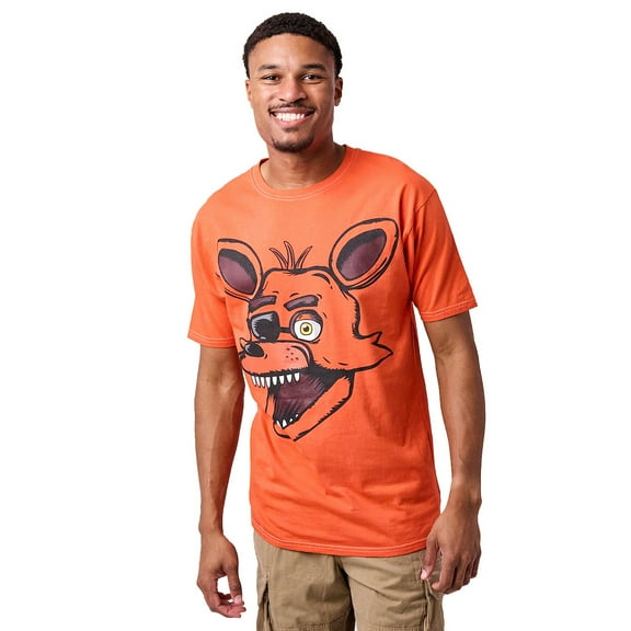 Five Nights at Freddy's Foxy Men's Orange Short Sleeve Tee - XXL