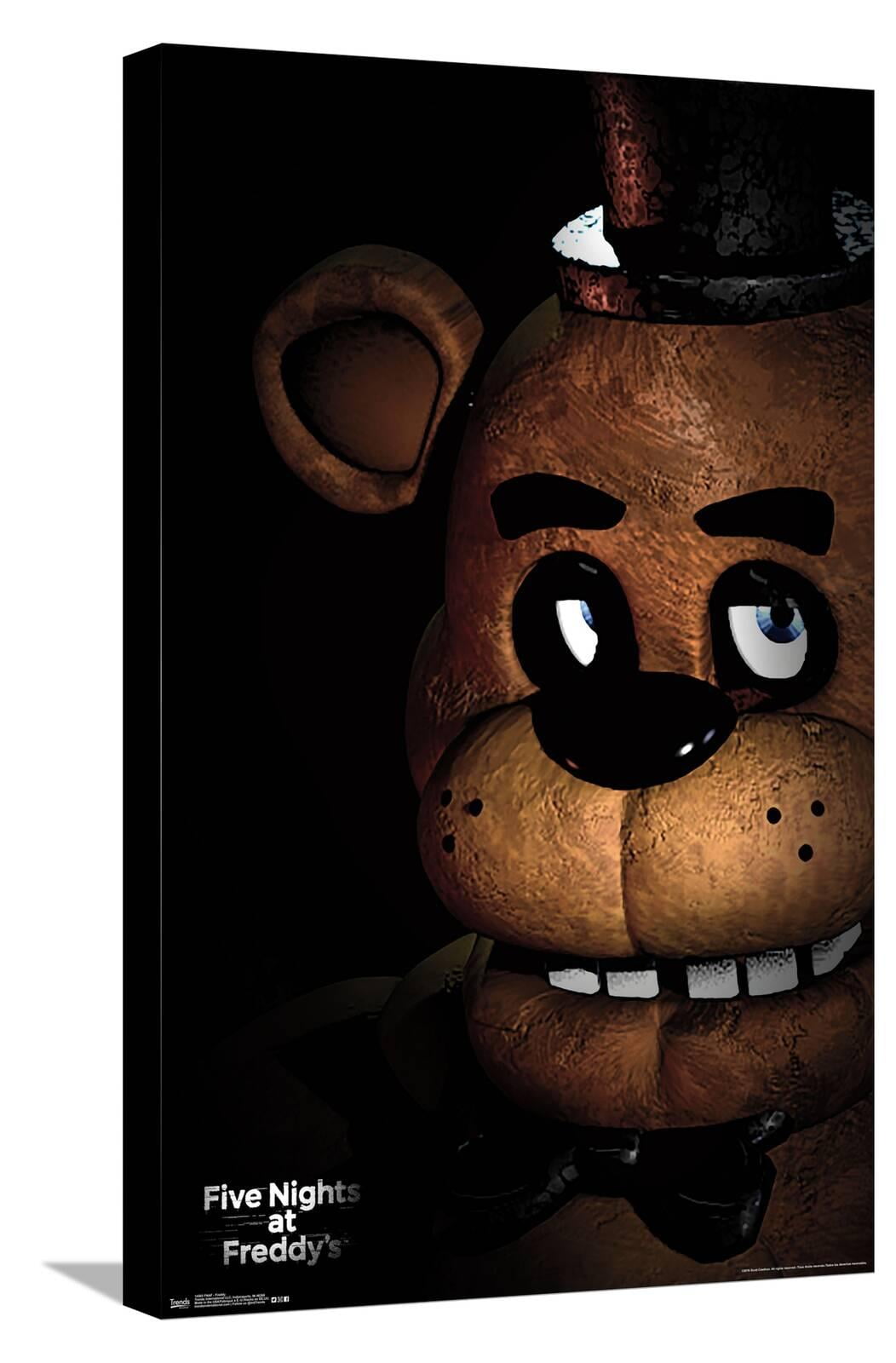 Five Nights at Freddy's - Freddy Canvas Wall Poster, 14.725" x 22.375"