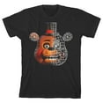 thumbnail image 1 of Five Nights at Freddy's Freddy Face Split Boy's Black T-shirt-XS, 1 of 4
