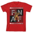 thumbnail image 1 of Five Nights at Freddy's Freddy Fazbear Boy's Red T-shirt-M, 1 of 2