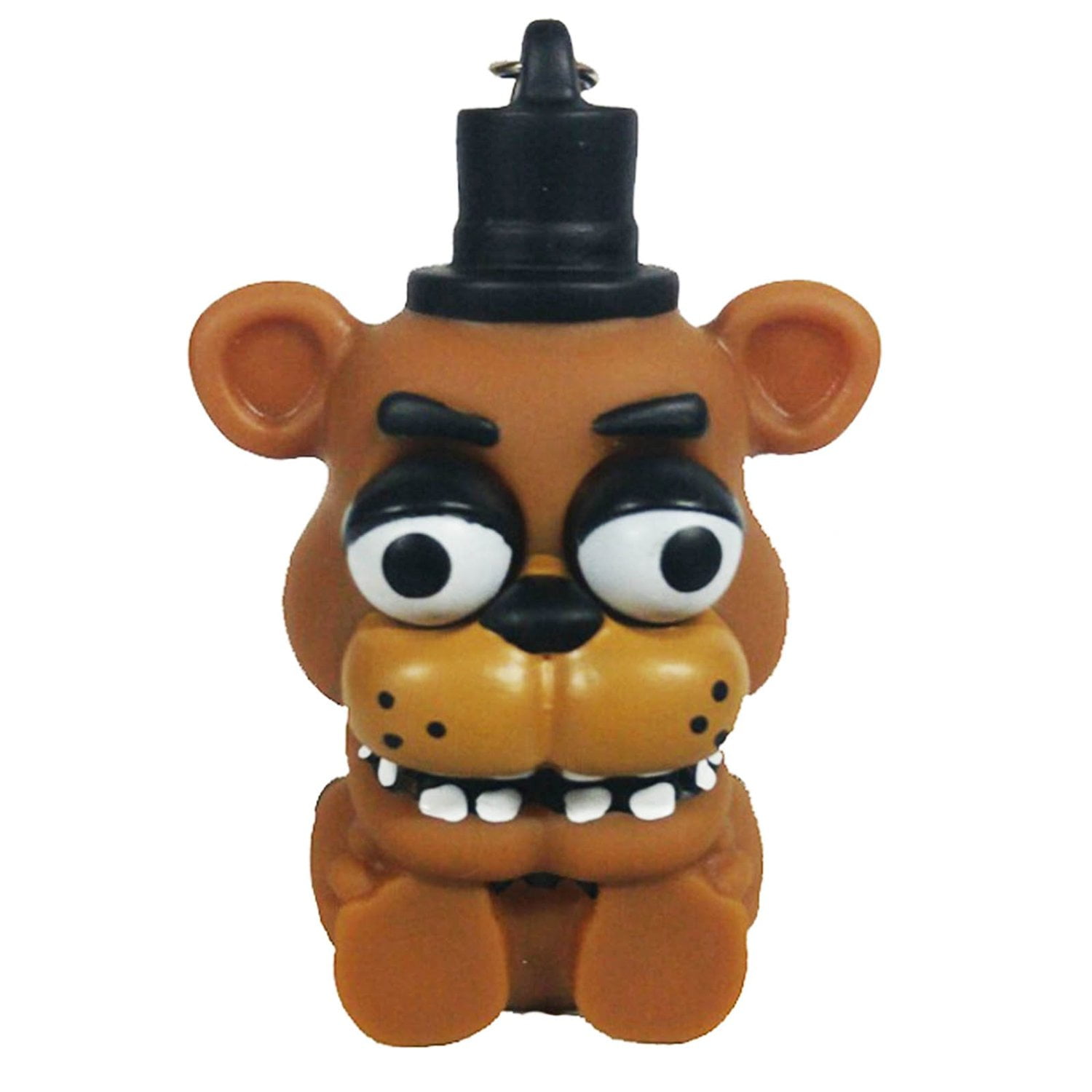 55PCS Five Nights Party Favors 3D Silicone Keychain with 50 Stickers Metal  Key Ring Perfect for Freddys Collector Movie Character Freddy Figures for