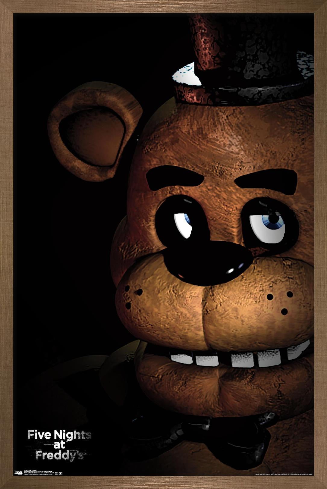 Five Nights at Freddy's - Quad Wall Poster with Push Pins, 22.375