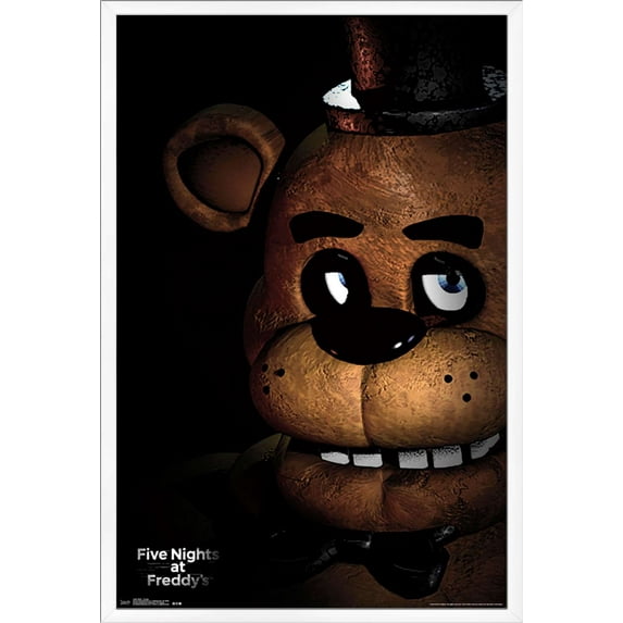 Five Nights at Freddy's - Freddy Wall Poster, 22.375" x 34", Framed