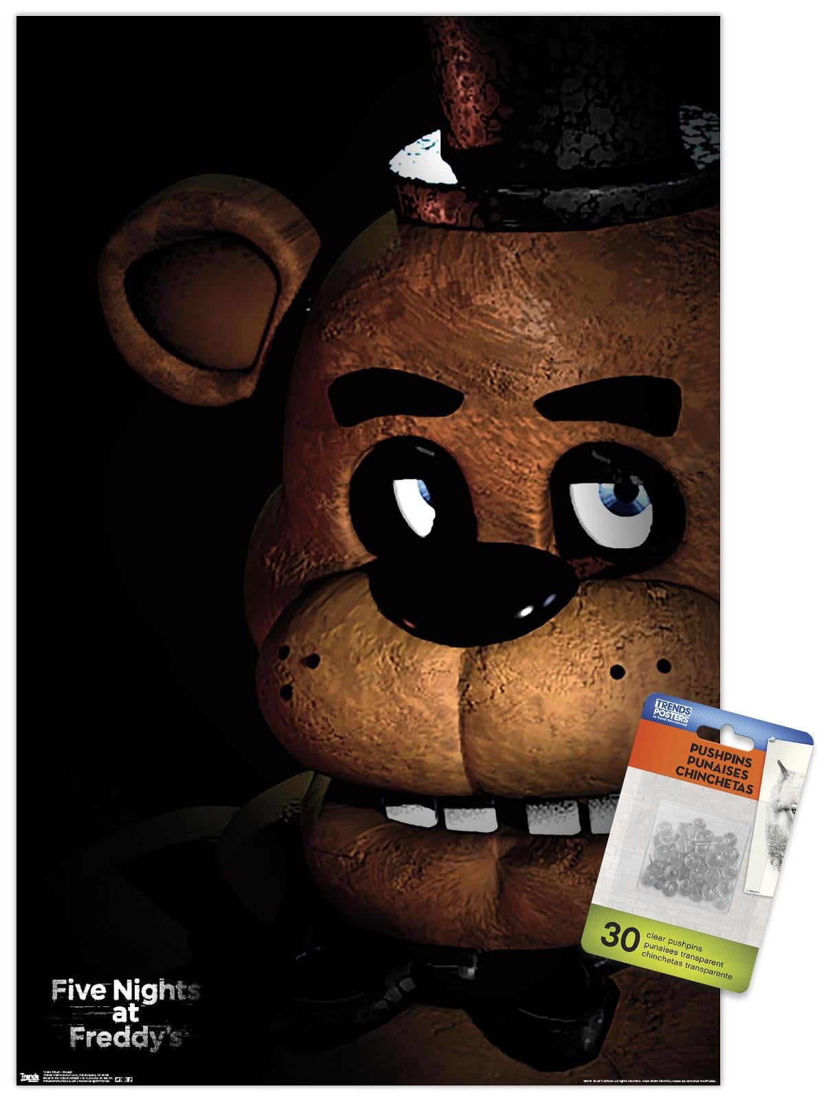 Five Nights at Freddy's Movie - Foxy One Sheet Wall Poster with Push Pins,  14.725 x 22.375 