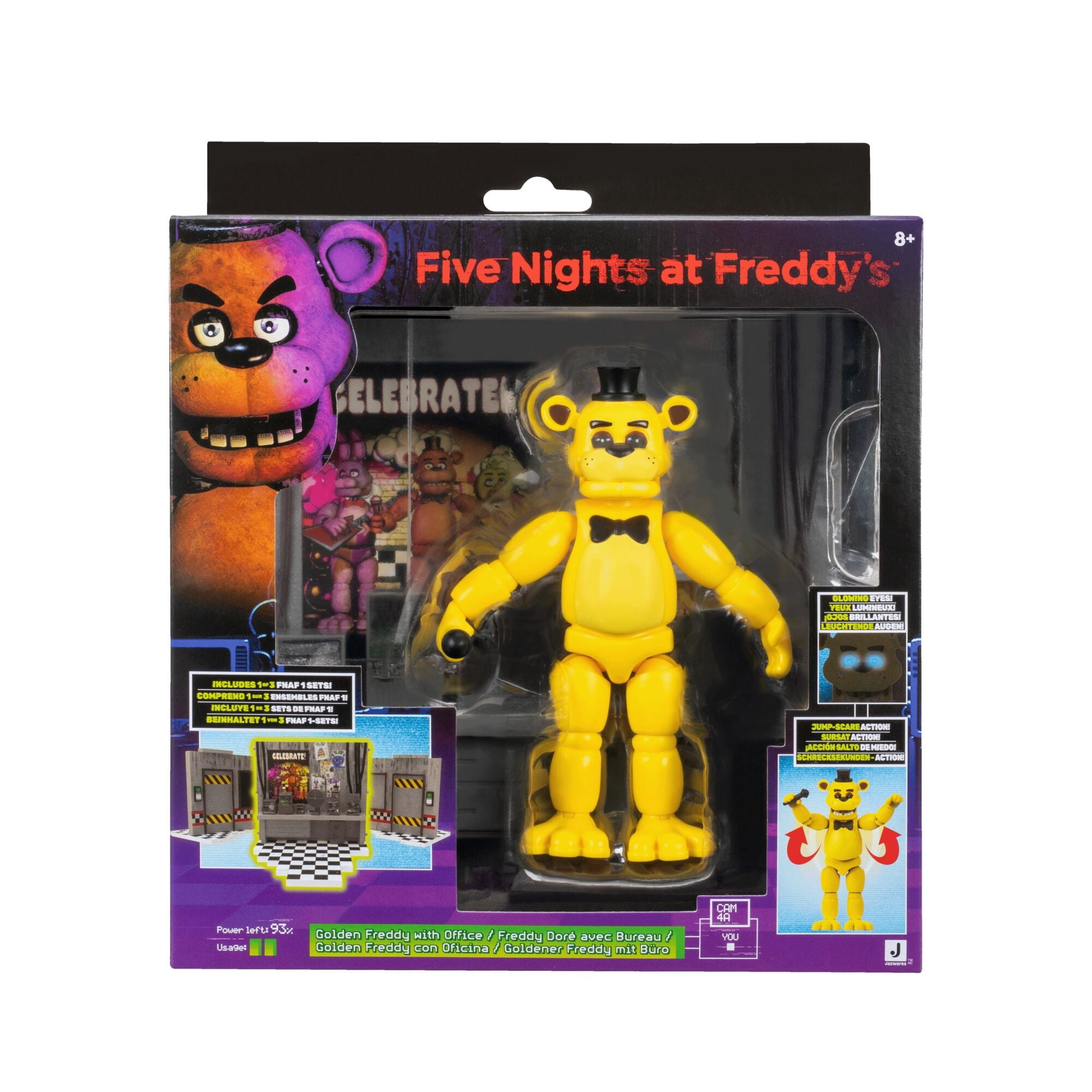 Five Nights at Freddy's Golden Freddy Office Set - 5-Inch