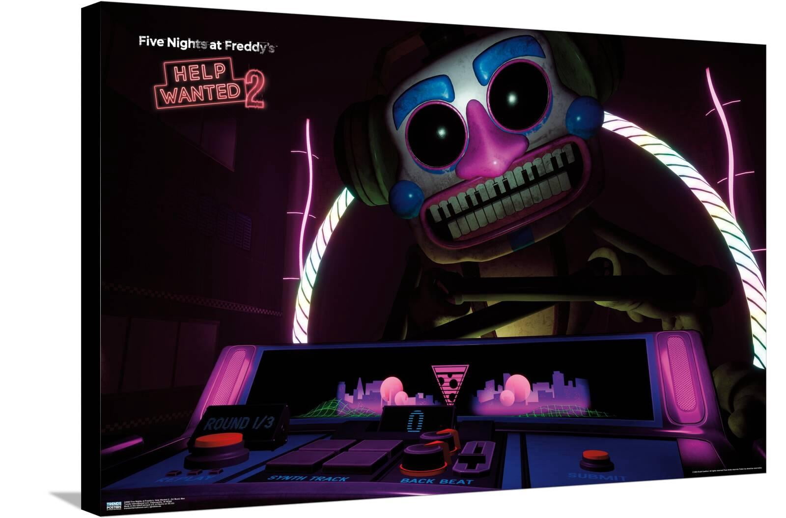 Five Nights at Freddy's: Help Wanted 2 - DJ Music Man Canvas Wall Poster, 22.375" x 34"