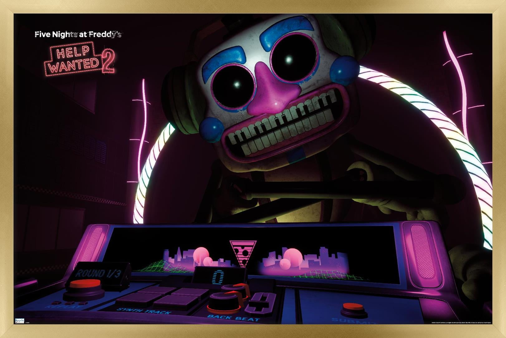 Five Nights at Freddy's: Help Wanted 2 - DJ Music Man Wall Poster, 14.725" x 22.375" Framed