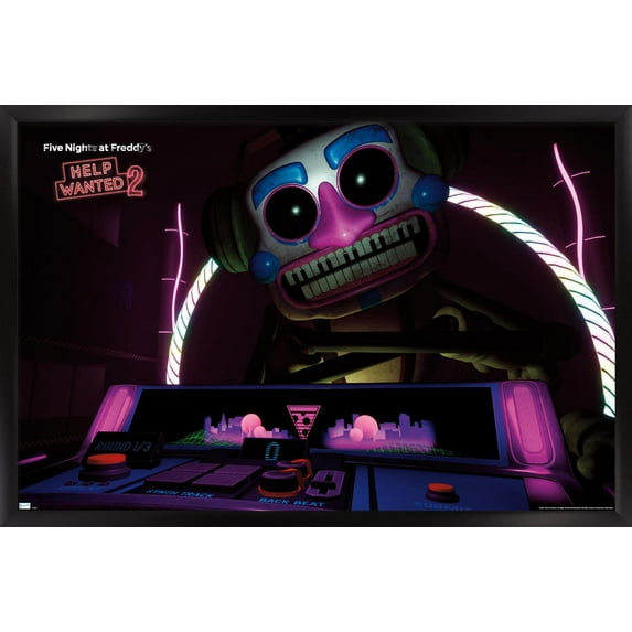 Five Nights at Freddy's: Help Wanted 2 - DJ Music Man Wall Poster, 22.375" x 34" Framed