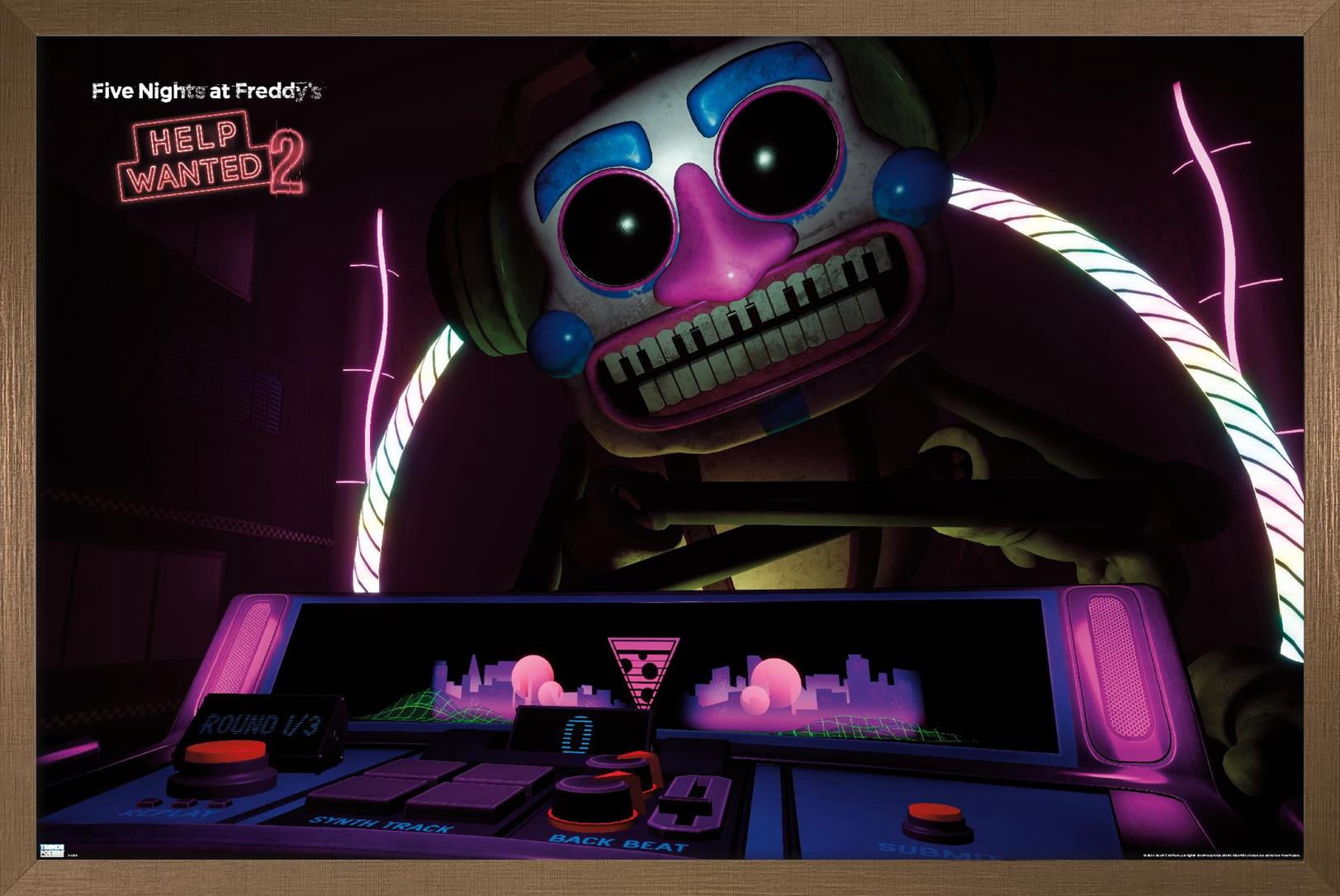 Five Nights at Freddy's: Help Wanted 2 - DJ Music Man Wall Poster, 22.375" x 34" Framed