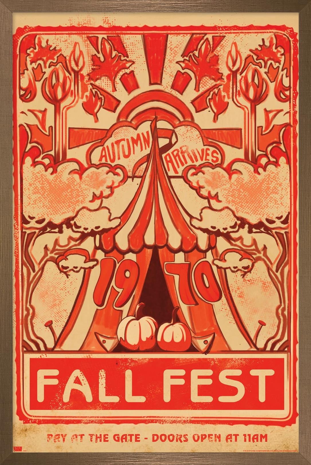 Five Nights at Freddy's: Help Wanted 2 - Fall Fest Wall Poster, 22.375" x 34" Framed