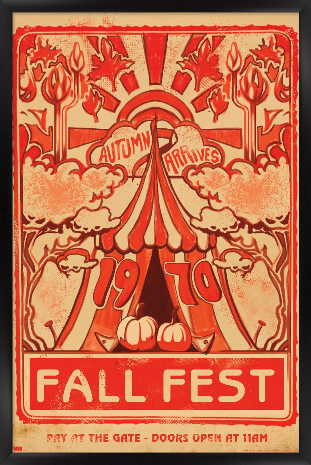 Five Nights at Freddy's: Help Wanted 2 - Fall Fest Wall Poster, 22.375" x 34" Framed