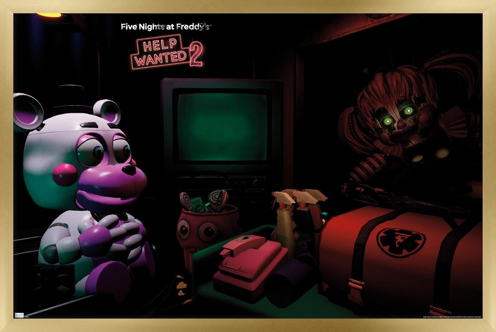 Five Nights at Freddy's: Help Wanted 2 - First Aid Wall Poster, 14.725" x 22.375" Framed