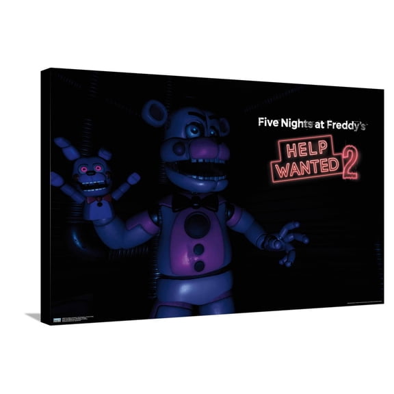 Five Nights at Freddy's: Help Wanted 2 - Funtime Freddy Canvas Wall Poster, 22.375" x 34"