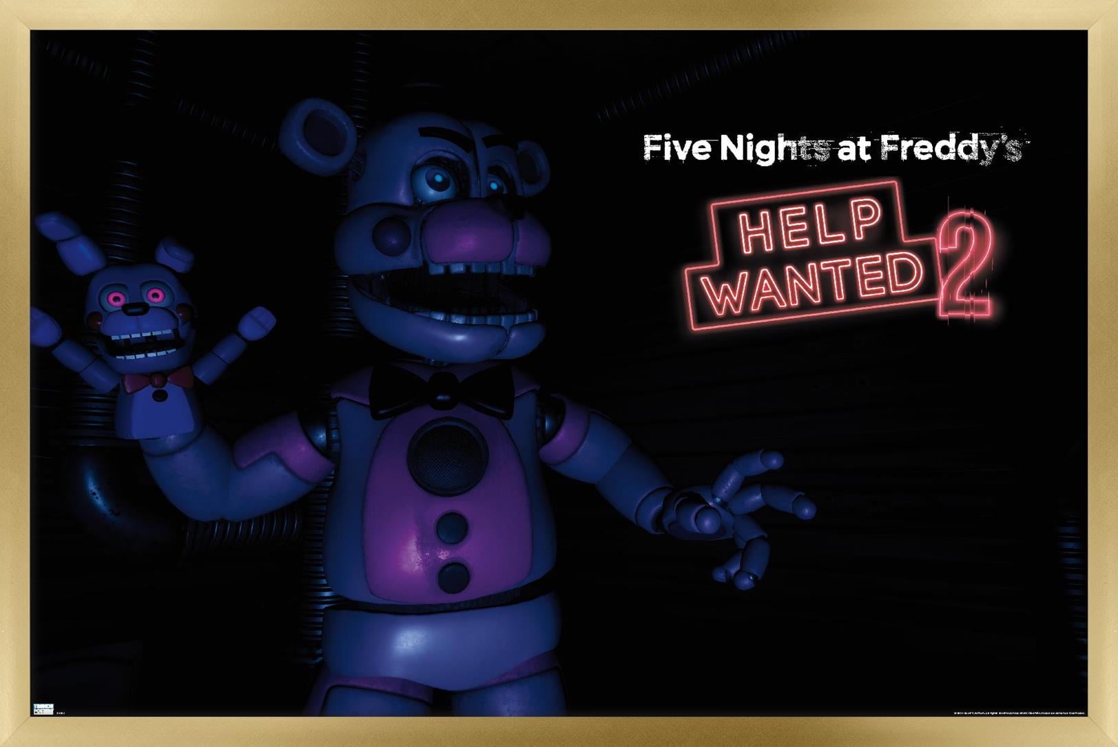 Five Nights at Freddy's: Help Wanted 2 - Funtime Freddy Wall Poster, 14.725" x 22.375" Framed