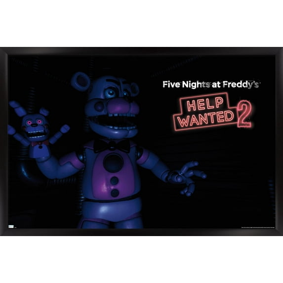 Five Nights at Freddy's: Help Wanted 2 - Funtime Freddy Wall Poster, 22.375" x 34" Framed