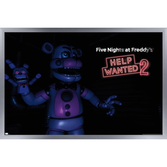 Five Nights at Freddy's: Help Wanted 2 - Funtime Freddy Wall Poster, 22.375" x 34" Framed