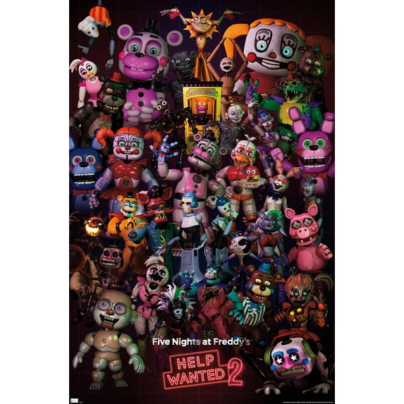 Five Nights at Freddy's: Help Wanted 2 - Group Wall Poster, 22.375" x 34"
