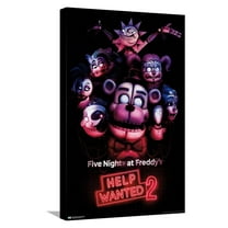 Five Nights at Freddy's: Help Wanted 2 - Key Art Canvas Wall Poster, 14.725" x 22.375"