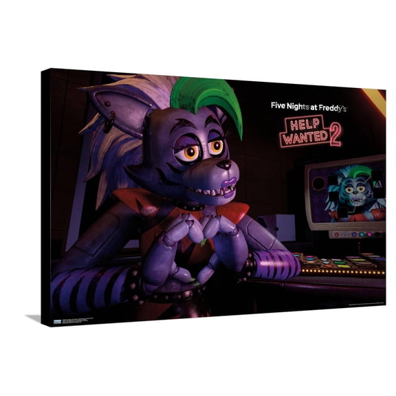 Five Nights at Freddy's: Help Wanted 2 - Roxanne Wolf Canvas Wall Poster, 22.375" x 34"