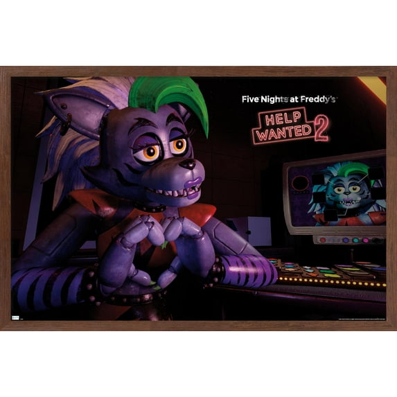 Five Nights at Freddy's: Help Wanted 2 - Roxanne Wolf Wall Poster, 14.725" x 22.375" Framed