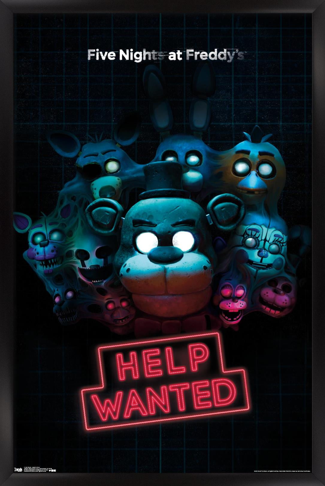 Five Nights at Freddy's - Help Wanted Wall Poster, 14.725" x 22.375", Framed