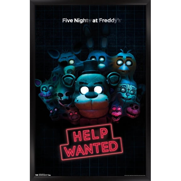 Five Nights at Freddy's - Help Wanted Wall Poster, 22.375" x 34", Framed