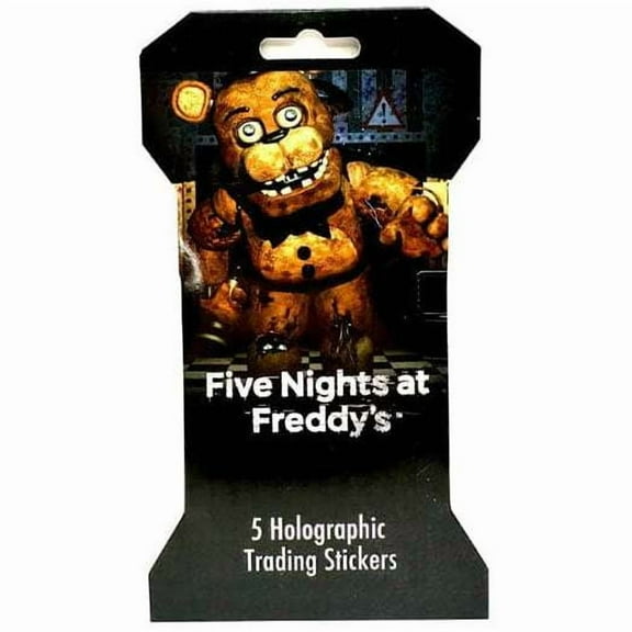 Five Nights at Freddy's 5 Holographic Trading Stickers Sticker Pack