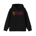 thumbnail image 1 of Five Nights at Freddy's Horror Video Game Text Youth Boys Black Hoodie-L, 1 of 2