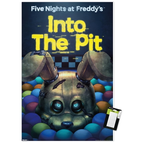 Five Nights at Freddy's: Into The Pit - Key Art Wall Poster, 22.375" x 34"