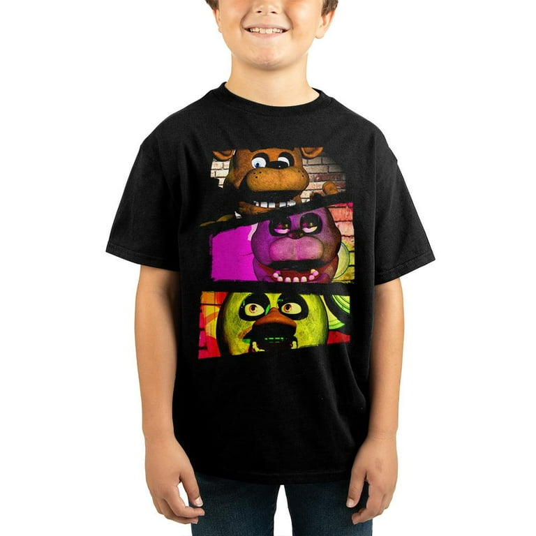 Five Nights at Freddy's Jumpscare Youth Boys T-shirt-Large 