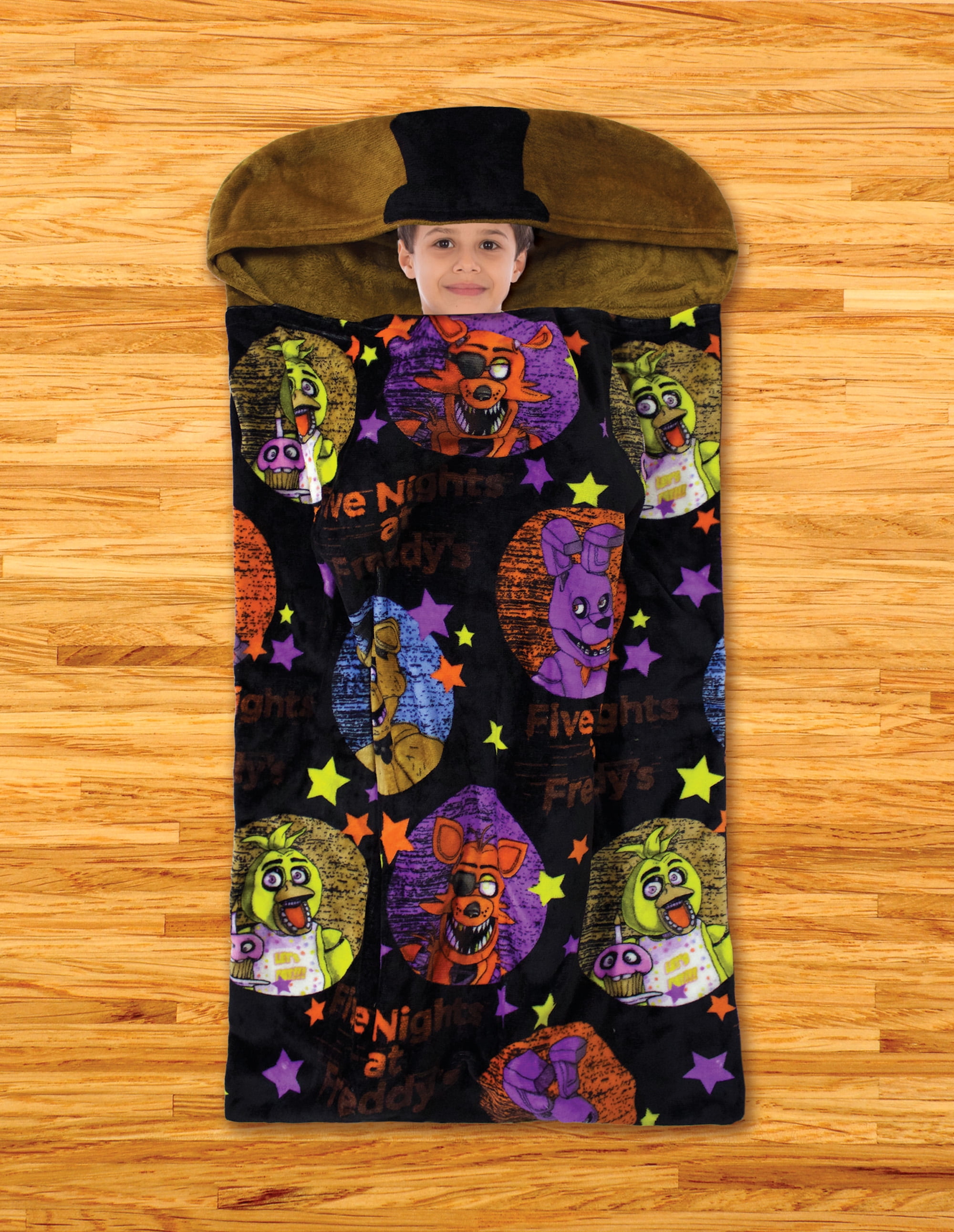 Five Nights at Freddy's Kids Step-In Blanket, 30 x 54, Starry Fright