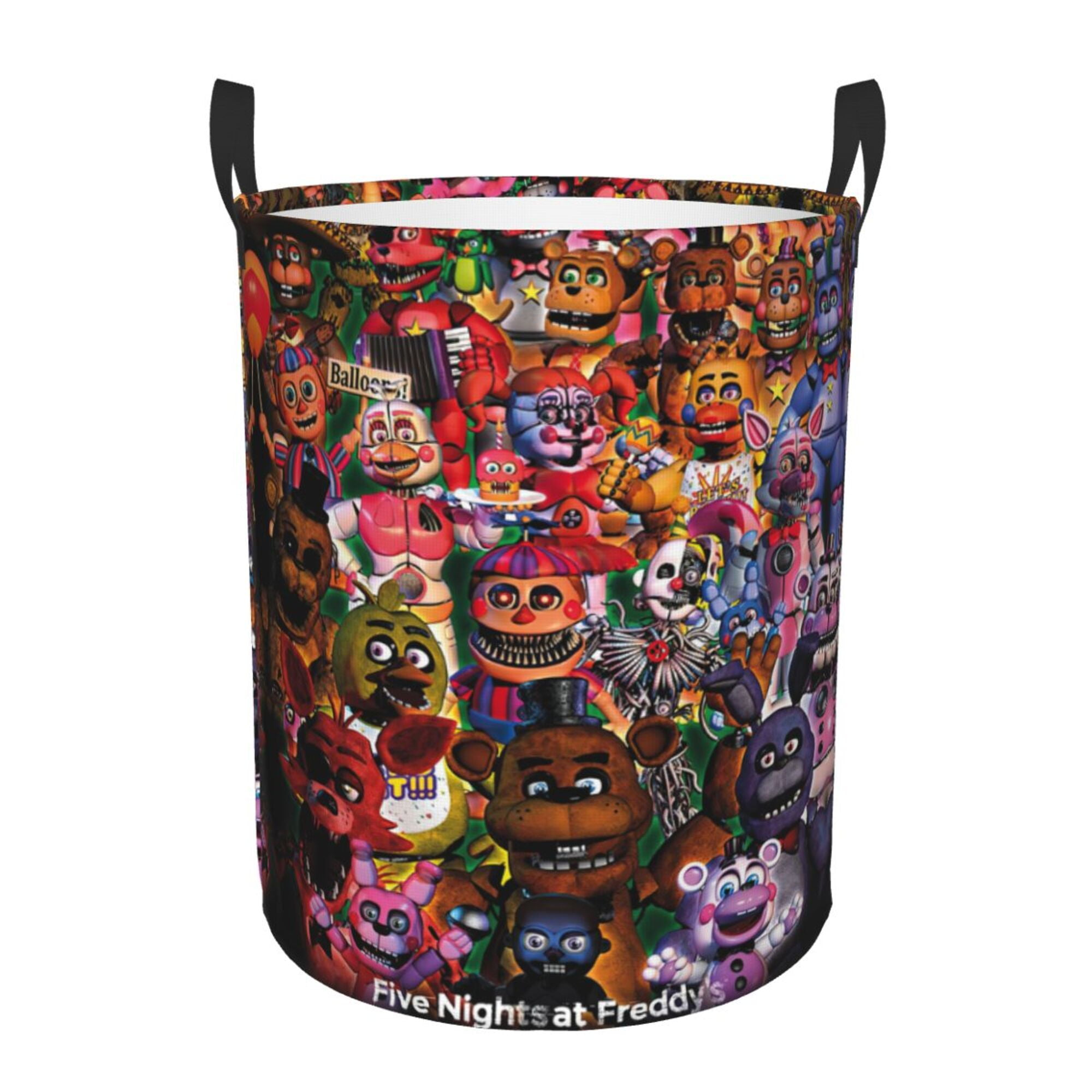 Five Nights at Freddy's Laundry Basket With Handle Waterproof Laundry