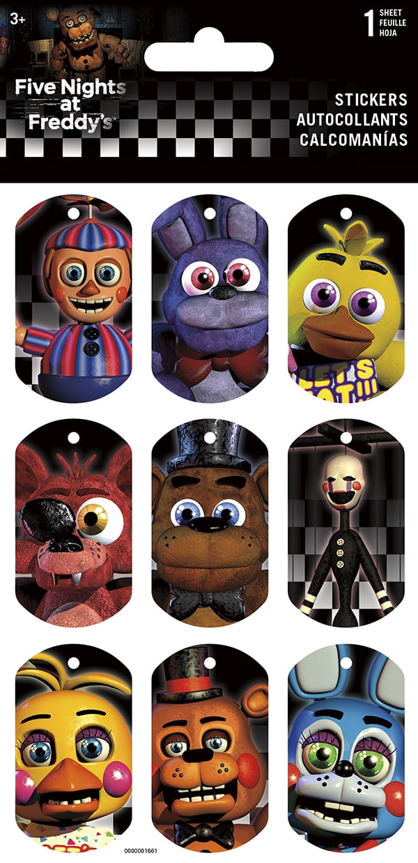 FNAF Party Bundle labels, FNAF Party favors labels