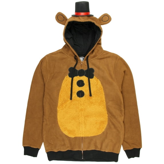 Five Nights at Freddy's Mens Freddy Fazbear Costume Hoodie