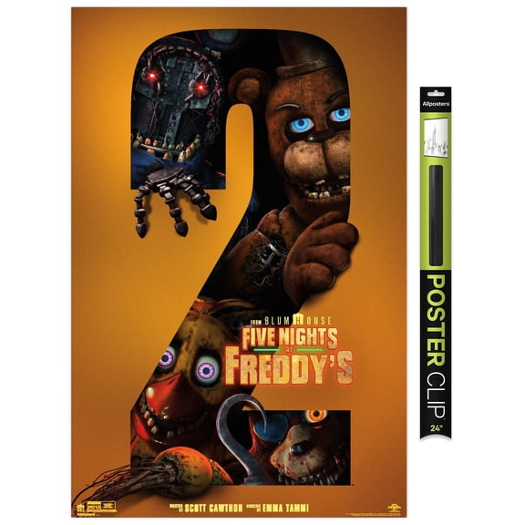 Five Nights at Freddy's Movie 2 (2025) - Group One Sheet Wall Poster, 22.375" x 34"